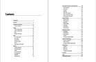 table of contents