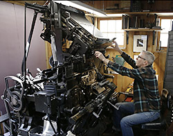 Linotype machine